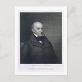 John Quincy Adams, eingraviert von John Wesley Par Postkarte (Vorderseite)