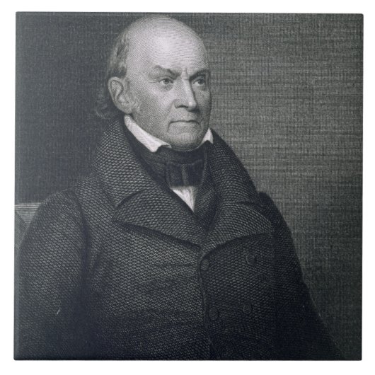 John Quincy Adams, graviert von John Wesley Fliese (Vorderseite)