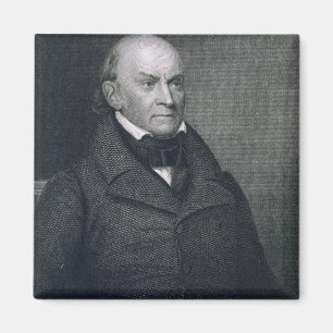 John Quincy Adams, graviert von John Wesley Magnet