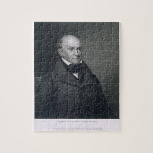 John Quincy Adams, graviert von John Wesley Puzzle
