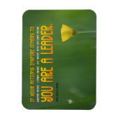 John Quincy Adams Inspirational Quotenführer Flexi Magnet (Vertikal)