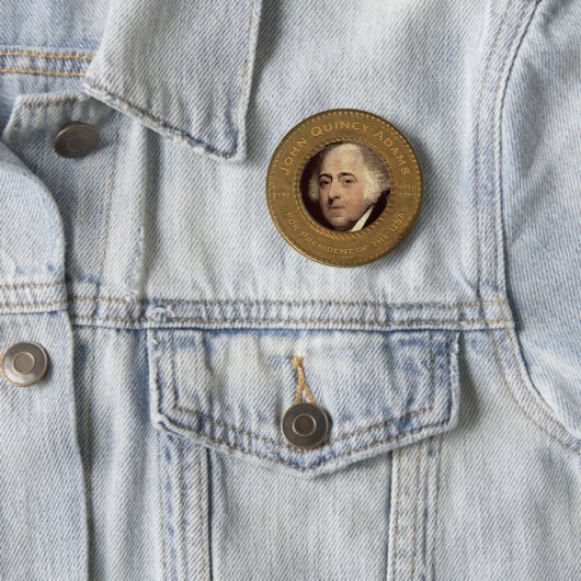 John Quincy Adams Kampagne Button (Beispiel)