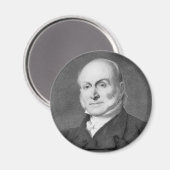 John Quincy Adams Magnet (Vorderseite/Rückseite)