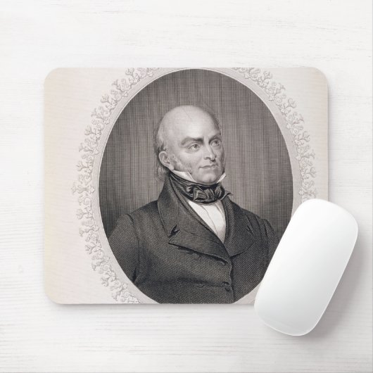 John Quincy Adams Mousepad (Mit Mouse)