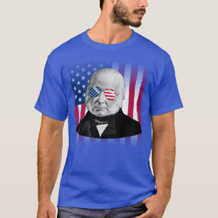 John Quincy Adams Patriotic American 4th of July T-Shirt