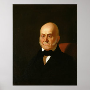 JOHN QUINCY ADAMS Portrait von George Caleb Bingha Poster