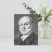 John Quincy Adams Postkarte (Stehend Vorderseite)