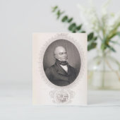 John Quincy Adams Postkarte (Stehend Vorderseite)