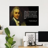 John Quincy Adams zitiert Abbe L'Epees Werke Poster (Heimbüro)