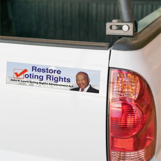 John R. Lewis Voting Rights AdvancAct Autoaufkleber (Auf Lkw)