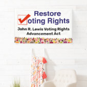 John R. Lewis Voting Rights AdvancAct Banner (Insitu)