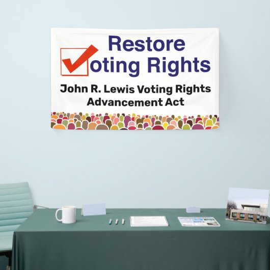 John R. Lewis Voting Rights AdvancAct Banner (Messeveranstaltung)