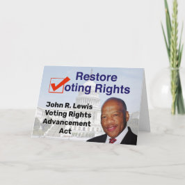 John R. Lewis Voting Rights AdvancAct Karte