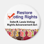 John R. Lewis Voting Rights AdvancAct Magnet (Vorne)
