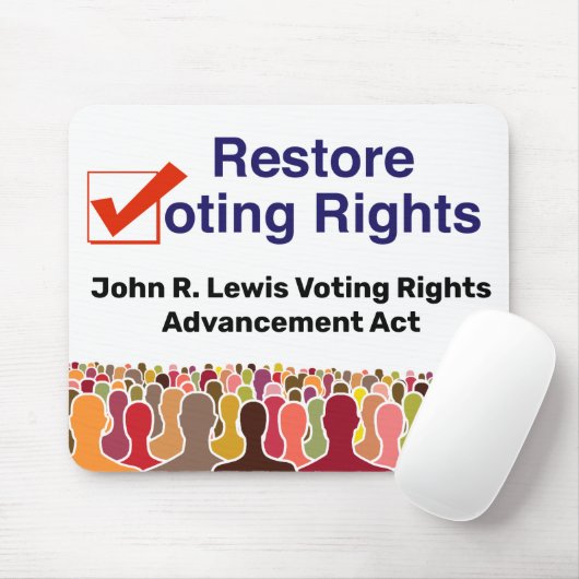 John R. Lewis Voting Rights AdvancAct Mousepad (Mit Mouse)
