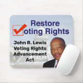 John R. Lewis Voting Rights AdvancAct Mousepad (Mit Mouse)