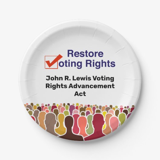 John R. Lewis Voting Rights AdvancAct Pappteller (Vorderseite)