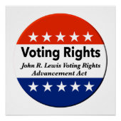 John R. Lewis Voting Rights AdvancAct Poster (Vorderseite)