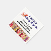 John R. Lewis Voting Rights AdvancAct Serviette (Ecke)