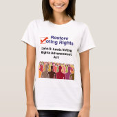 John R. Lewis Voting Rights AdvancAct T-Shirt (Vorderseite)
