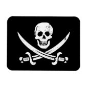 John Rackham (Calico Jack) Pirate Flag Piratenflag Magnet (Horizontal)