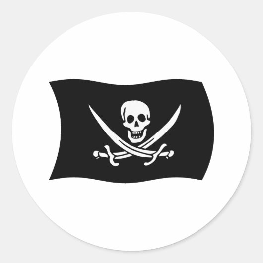John Rackham Flag Sticker (Vorderseite)