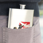 "John Ross: Amerikanische" Pinup-Mädchen-Flasche Flachmann (Beispiel)