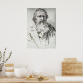 John Ruskin - Autor Poster (Küche)