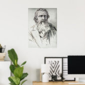 John Ruskin - Autor Poster (Heimbüro)