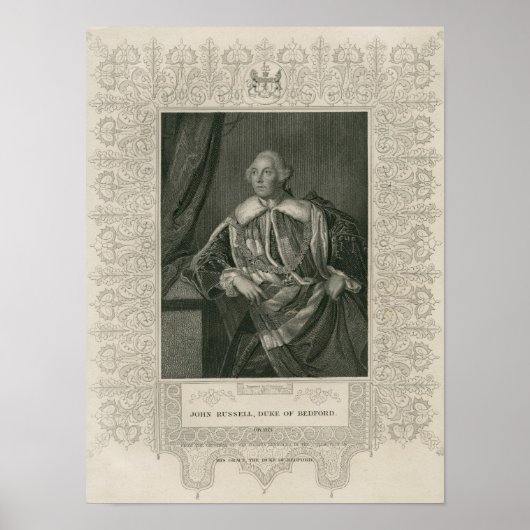 John Russell, Herzog von Bedford Poster (Vorne)