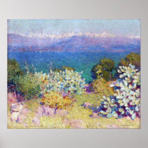 John Russell in den Morgenstunden der Alpen Poster