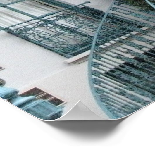 John Rutledge House Inn, Charleston SC Poster (Ecke)