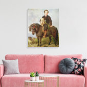 John Samuel Bradford als Sohn Leinwanddruck (Insitu (Wohnzimmer))