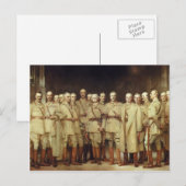 John Sargent - Allgemeine Offiziere des Ersten Wel Postkarte (Vorne/Hinten)