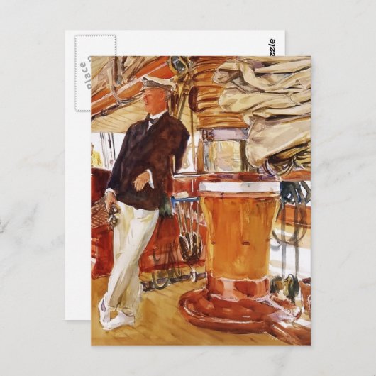 John Sargent - Captain Herbert M. Sears Postkarte (Vorne/Hinten)