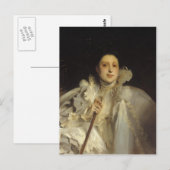 John Sargent - Countess Laura Spinola del Castillo Postkarte (Vorne/Hinten)