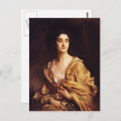 John Sargent - Die Gräfin von Rocksavage Postkarte (Vorne/Hinten)