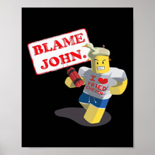 John Shedletsky Ich liebe frittiertes Hähnchen! Lu Poster