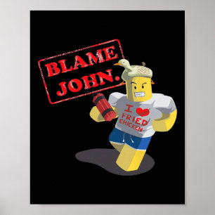 John Shedletsky Ich liebe frittiertes Hühnchen Ich Poster