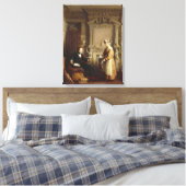 John Sheepshanks und sein Dienstmädchen Leinwanddruck (Insitu (Schlafzimmer))
