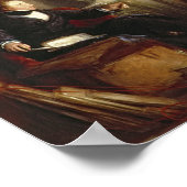 John Sheepshanks und sein Dienstmädchen Poster (Ecke)