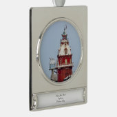 John Shoal Leuchtturm Banner-Ornament Silber (Rechts)