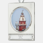John Shoal Leuchtturm Banner-Ornament Silber (Links)