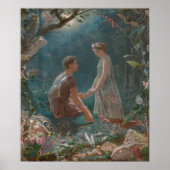 John Simmons Hermia und Lysander Shakespeare Poster (Vorne)
