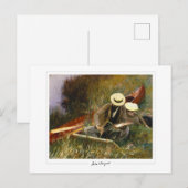 John Singer Sargent #10-2 - Fine Art Postkarte (Vorne/Hinten)