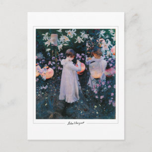 John Singer Sargent #10 - Feine Kunst Postkarte
