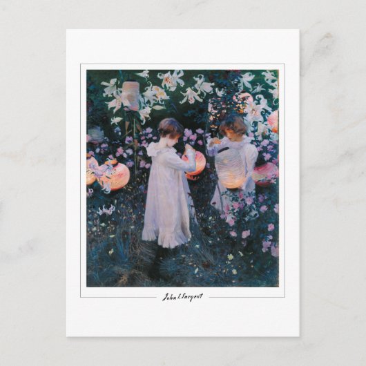 John Singer Sargent #10 - Fine Art Postkarte (Vorderseite)