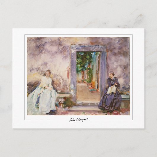 John Singer Sargent #171-2 - Fine Art Postkarte (Vorderseite)
