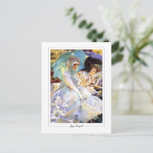 John Singer Sargent #178 - Fine Art Postkarte (Stehend Vorderseite)