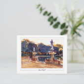 John Singer Sargent #227 - Fine Art Postkarte (Stehend Vorderseite)